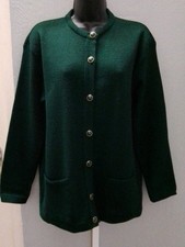 Women's Chrissy Collins Vintage Bottle Green Cardigan Size L (42 Chest)