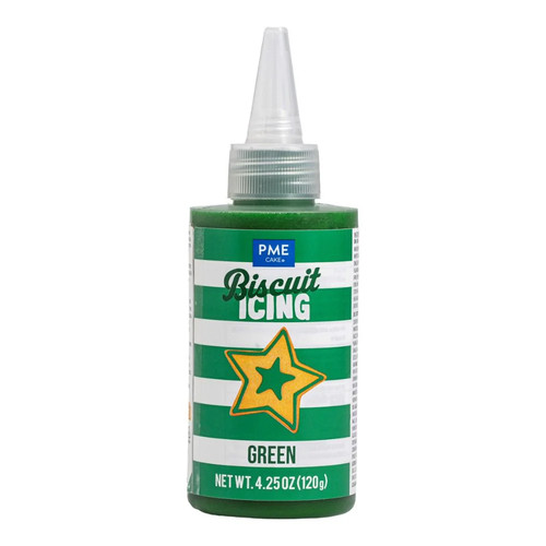 Green biscuit icing - green,