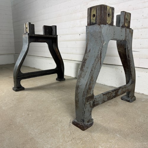 Pair antique cast iron - of,