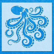 Octopus Sea Stencil: Mylar