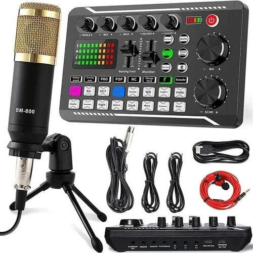 Usb sound card mixer audio - dj,