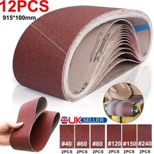 915x100mm Sanding Belts 40/60/80/120/150/240 Mixed Grit 4''x36'' Belt Sanders UK