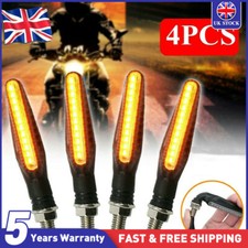 4x Motorcycle Motorbike Universal Turn Signal Indicators Light Lamp Bulb Amber