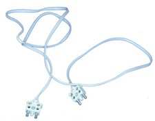 Missing Lego Brick 766c01 OldGray Electric Plug Double & Wire Assembly 72cm Long