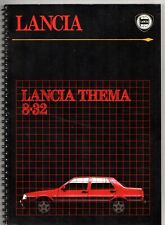 Lancia Thema 8.32 1986 Italian Market Launch Press Kit