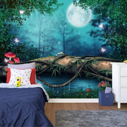 Moonlit butterfly mushrooms - butterfly,