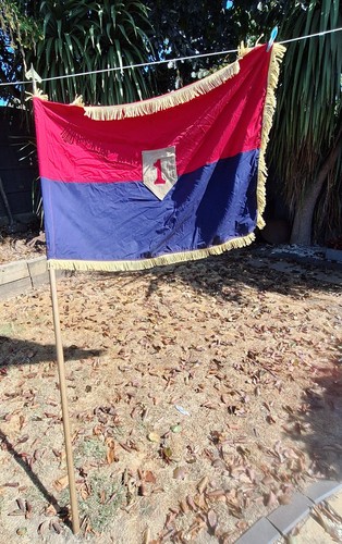 Ww2 usa flags 1st infantry - ww2,
