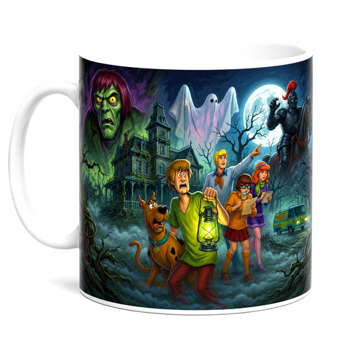 Scooby doo mug - mystery, machine