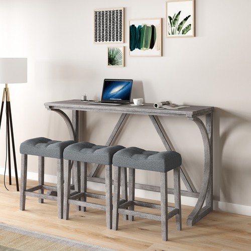 Bar table set - table, with