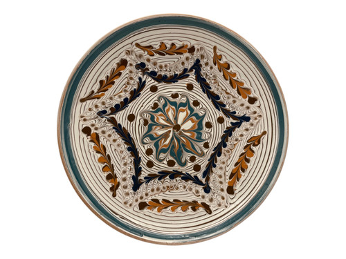 Handmade ceramic plate 14cm - ceramic,