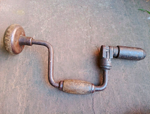 Vintage brace crank - crank, drill