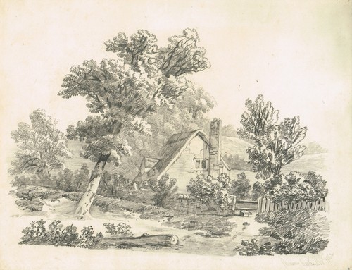 Antique 19th century - , pencil