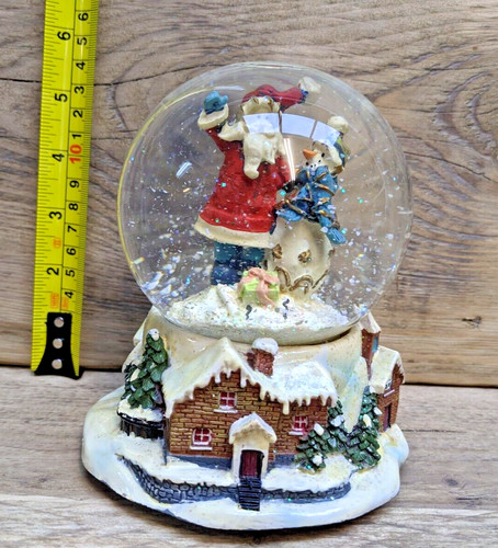 Christmas scene santa - scene, snow
