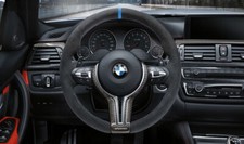 BMW Genuine M Performance Steering Wheel Cover Carbon Fits F87 32302413480