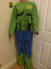Mens Adult HULK All in one sleepsuit pyjamas babygrow romper fancy dress Size M.