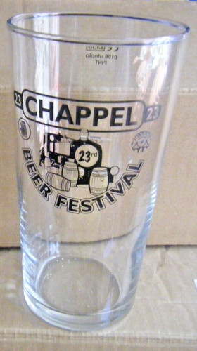 Chappel beer festival - beer, glass