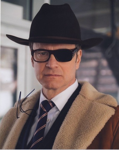 Colin firth autograph kingsmen - colin,
