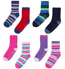 4 Pairs Of Boys Girls Fluffy