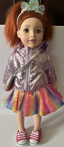 Designafriend doll red hair - red,