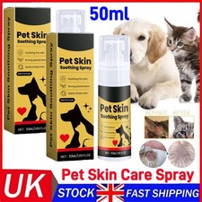 1-5PCS Pet Skin Treatments Spray 50ml External Care Itch Relief Liquid Portable