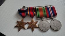 WW2 FOUR MEDAL GROUP, WAR &
