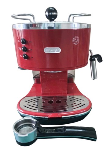 Delonghi espresso machine - espresso, red