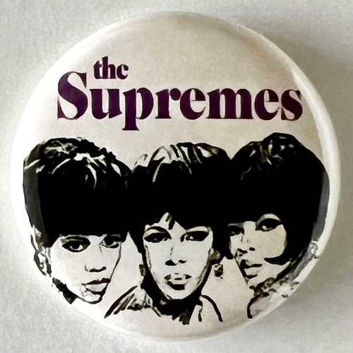 The supremes button pin - supremes, badge