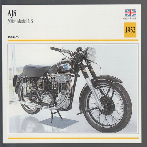 1952 ajs 500cc model - ajs,