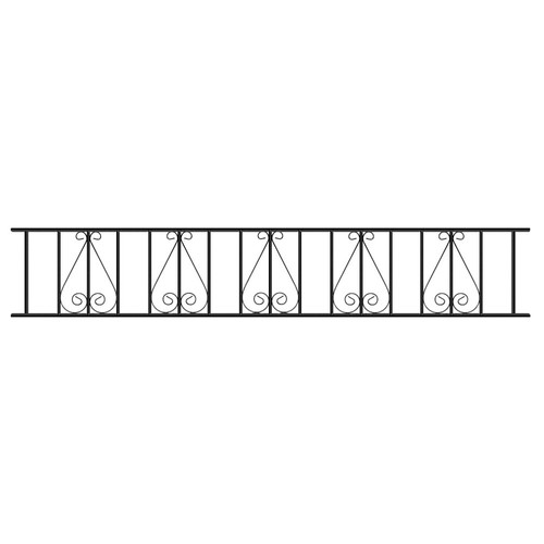 Wrought iron metal - iron,