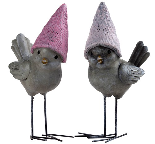 Cute bird ornaments with - bird, pink