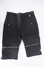 Maharishi Mhi Womens BRAND NEW Cargo Combats Shorts Size Uk 10 Black Teflon Y2k