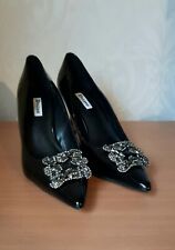 Dune women's black faux patent