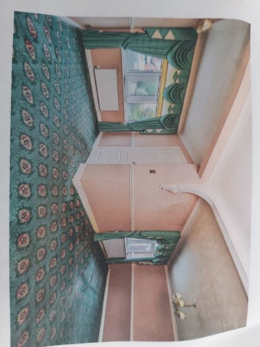 Vintage curtains with swags - curtains,