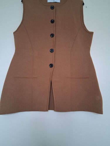Ladies tan colour waistcoat - tan,