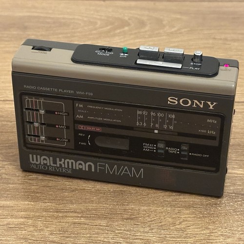 Retro sony walkman - walkman, wm-f59/f69