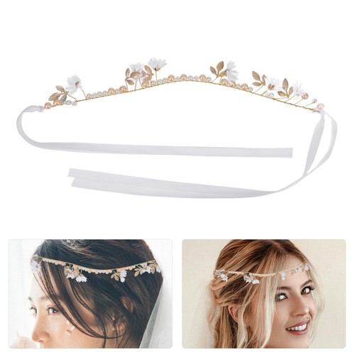 White bridal hair - bridal, vine