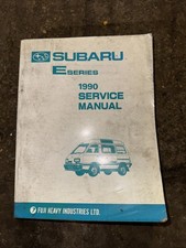 Subaru Sumo E Series Factory Workshop Manual Repair Service Book