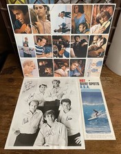 THE BEACH BOYS Rare 1964 /65 FAN CLUB Lot SIGNED 8X10 PHOTO Surf Spots 15 PHOTOS