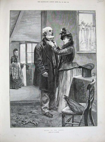 Original old antique print - antique,