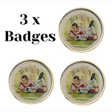 3 x Rugby Player (BU2) Lapel