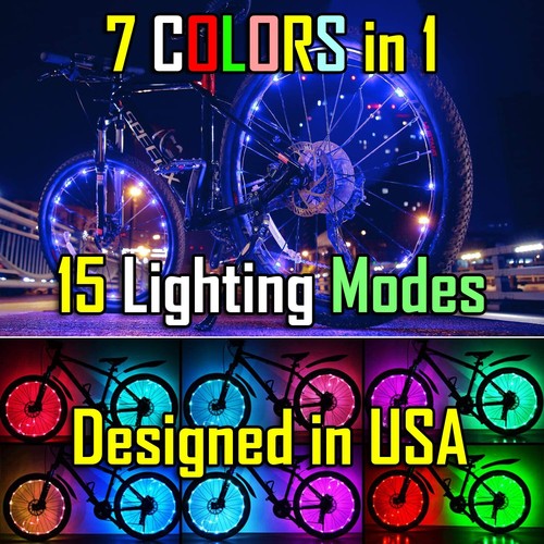 New bicycle bike wheel - wheel, lights