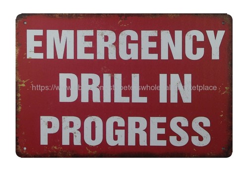 Emergency drill progress - emergency,