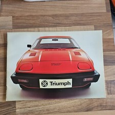 Triumph TR7 Fixed Head Coupe 1976-77 Original UK Sales Brochure Pub. No. 3214/A