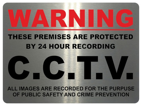 1486 warning cctv - warning, recording