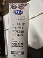 Crushed Velvet Roller Blind In
