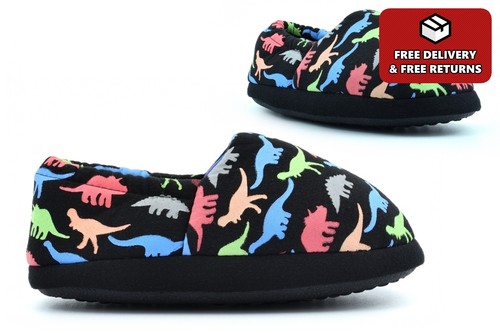 Boys slippers boy - slippers, dino