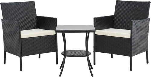 Piece glass top table - 3,