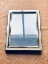 CARR’S MILLENNIUM Sterling silver photo frame 7” x 5” photo velvet back c2000