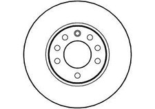 Abtex Front Brake Discs Vented