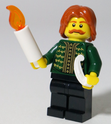Lego medieval king - lego, scribe